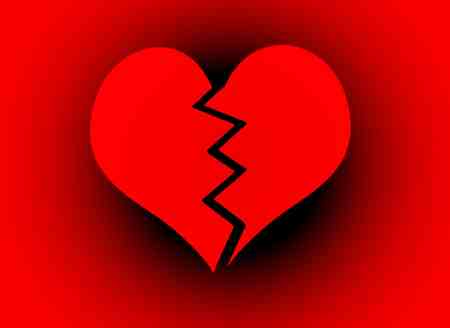 broken
heart